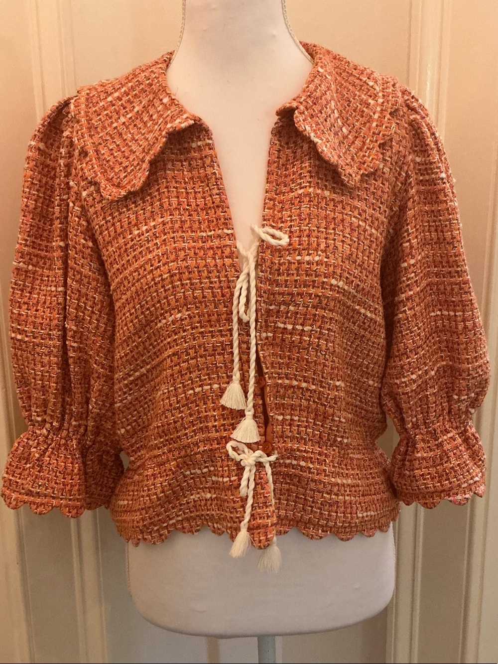 Maje - Small tweed croquet jacket